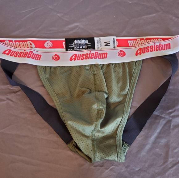 Aussiebum Other - NWOT Aussiebum Joc Navy Green Jockstrap Brief